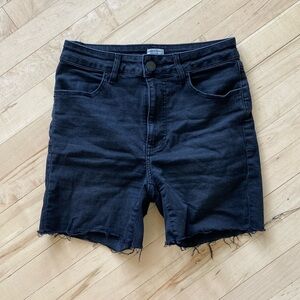 Ripton and Co cutoff shorts in coal 28